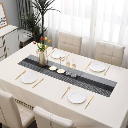 HOKiPO Grey 135 cm Reversible Table Runner