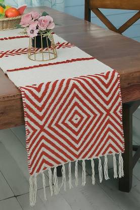 MARYAM Red 182 cm Reversible Table Runner