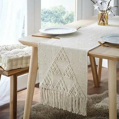 Waco creation White 180 cm Table Runner