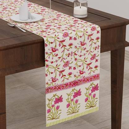 Blocks Of India Multicolor 182 cm Table Runner