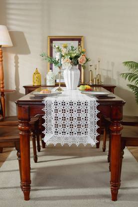 TANLOOMS White 177.8 cm Table Runner