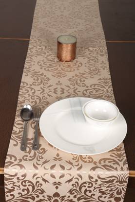 Home-The best is for you Gold 152 cm Table Runner