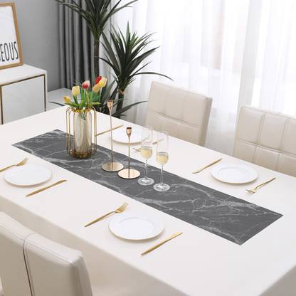 HOKiPO Black 135 cm Reversible Table Runner