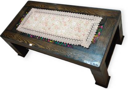 TANLOOMS Beige, Brown 83.82 cm Table Runner
