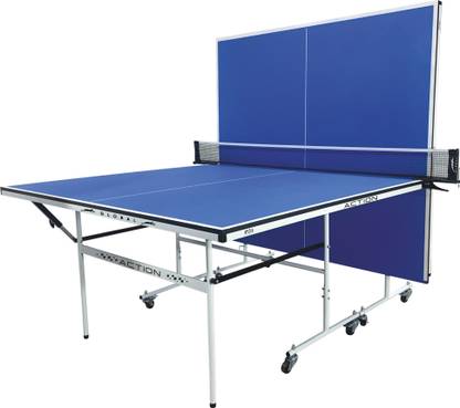 stag global Action Table Tennis Table Blue Top Thickness 16mm Rollaway Indoor Table Tennis Table
