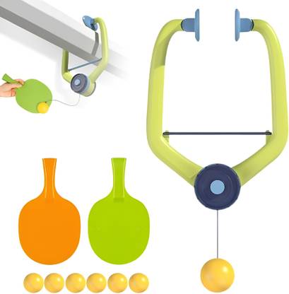 DREAM CHOICE Hanging Table Tennis Trainer Sensory Integration Trainer Kid Toys Tennis Racket Stationary Indoor Table Tennis Table