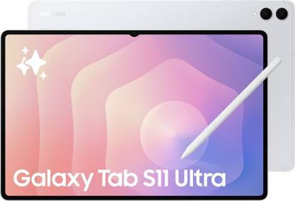 Samsung Galaxy Tab S11 Ultra 12 GB RAM 256 GB ROM 14.6 inch with Wi-Fi Only Gaming Tablet (Silver)