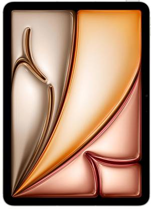 Apple 2024 iPad Air (M2) 128 GB ROM 13.0 Inch with Wi-Fi Only (Starlight)