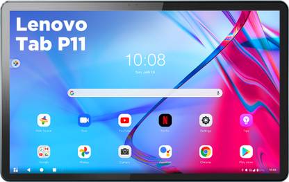 Lenovo Tab P11 4 GB RAM 128 GB ROM 11.0 inches with 4G Tablet (Platinum Grey)