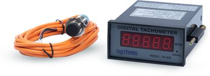 Systems Tech TM-803 Proximity Switch Sensor with Panel Mount Digital Tachometer