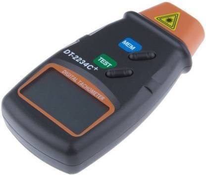 Real Instruments RPM Meter Professional DT-2234C+ Non Contact Tachometer