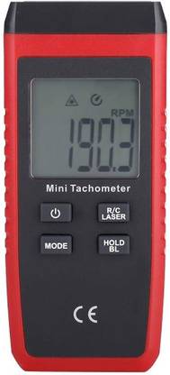 GSK Corporation Mini Non-Contact Digital LCD Tachometer RPM Tach Speed Meter Non Contact Tachometer