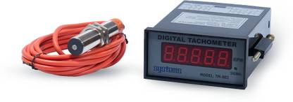 Systems Tech TM 802 Magnetic Pick-up Sensor with Panel Mount Digital Tachometer