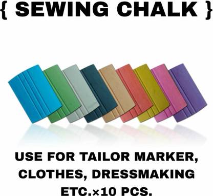 H I N D U S T H A N Tailoring Chalk Dust Free Tailor Chalk/Marker/ 1 Box [ 5 DIFFERENT COLOUR ] Tailor Chalk