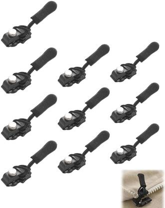 KAULDVISHE 10Pcs Universal Zipper Repair Kit Removable Zipper Fixer Universal Zipper Repair Tailor Chalk