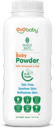 Oyo Baby Powder for Newborns & Toddlers | Sweat-Absorbing, Rash-Free, Skin Care Powder