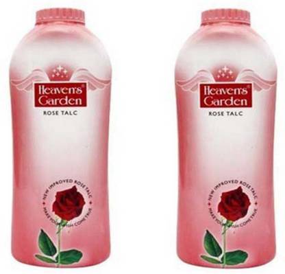 HEAVEN'S GARDEN ROSE TALC 300G*2 COMBO
