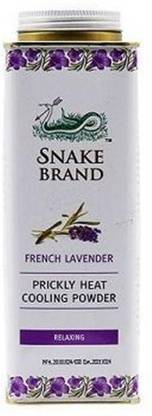 Snake Brand French Lavender Prickly Heat Cooling Powder (Refreshing)