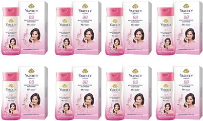 Yardley London 4 BEAUTY & BRIGHTENING FACE POWDER , 70 GM EACH, PACK OF 8 .