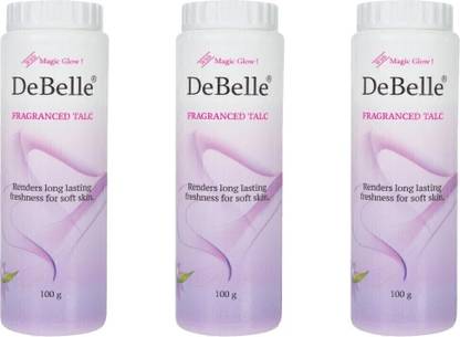 DeBelle Fragranced Talc Combo Pack Of 3, 100gm Each