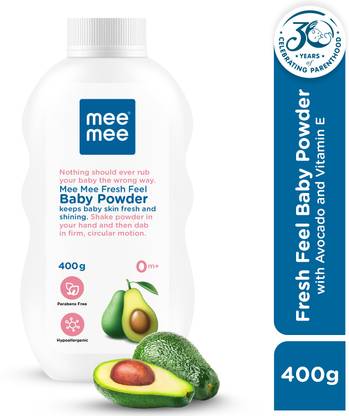MeeMee fresh feel baby powder, Dermatological tested and Parabin free for newborn
