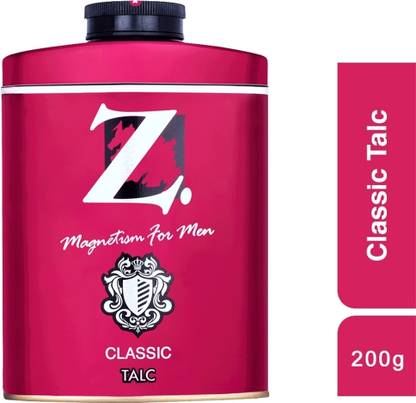 Z - Magnetism for Men Classic TalcumPowder,Woody,Musky Fragrance, Smoothtexture, LongLasting Freshness