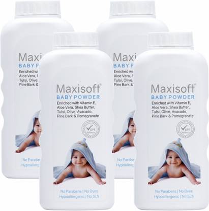 Maxisoft Baby Powder 100 gm | With Tulsi, Neem, Aloe vera, Shea Butter