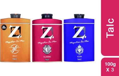 Z - Magnetism for Men Classic, Icon, Zest Talcum Powder