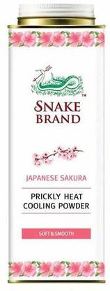 Snake Brand Japanese sakura Prickly Heat Powder Imported