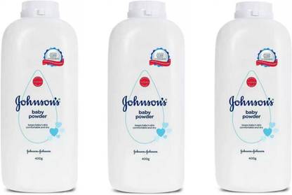 JOHNSON'S Baby Powder 400 gm Pack of 3
