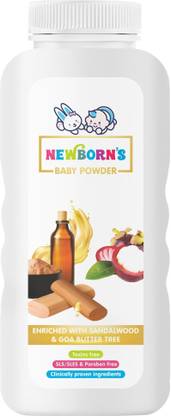 Newborn's Natural Baby Powder | Enriched with Sandalwood Oil & Goa Butter Tree