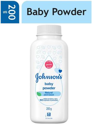 JOHNSON'S Baby Natural Powder 200 gm | For babies soft skin