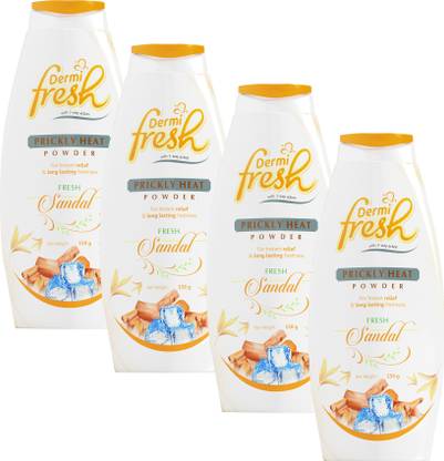 DERMIFRESH Sandal Powder | Fights Itch, Sweat & Odor | Cooling & Antibacterial Care