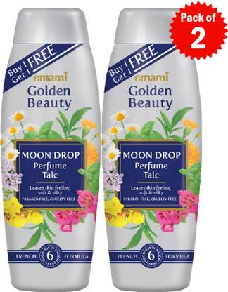 EMAMI Golden Beauty Moon Drop French Perfume Talc