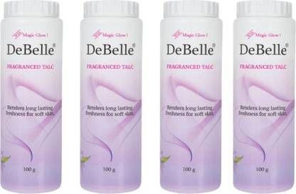 DeBelle Fragranced Talc Combo Pack Of 4, 100g Each