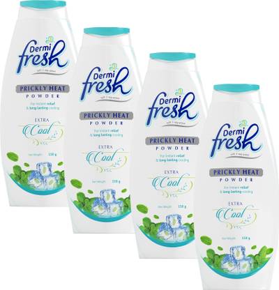 DERMIFRESH Extra Cool Powder Antibacterial Shield Against Itch Sweat Odour During Summers
