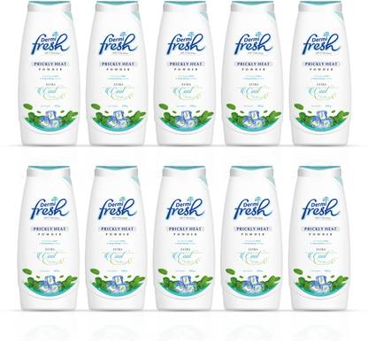 DERMIFRESH Prickly Heat Talcum Powder for Instant Cooling - Extra Cool Mint