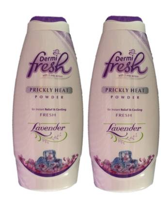 DERMIFRESH Prickly Heat Relief Powder | Soothing Lavender Fragrance | Stay Fresh,Dry & Cool