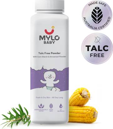 MYLO Baby Talc Free Powder for Kids | Made Safe Australia Certified