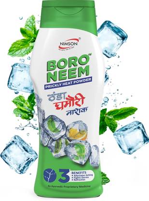 Nimson Boro Neem Cool Talc | Prickly Heat Relief Soothing & Antibacterial Talcum Powder