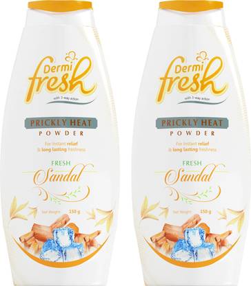 DERMIFRESH Sandal Powder | Fights Itch, Sweat & Odor | Cooling & Antibacterial Care
