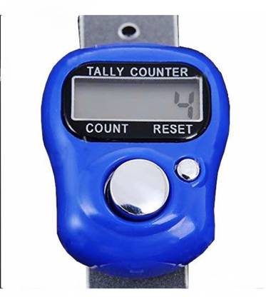 HMSA 5-Digit Tally Clicker Counter Lightweight Finger Clicker Digital Tally Counter Digital Tally Counter