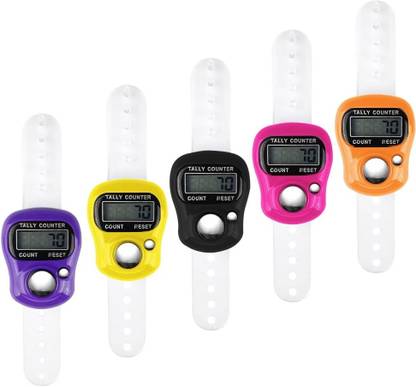 Natation 5-Digit Tally Clicker Counter Lightweight Finger Clicker Ring Tally Counter Digital Tally Counter