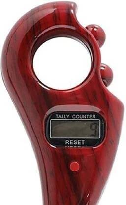JASH ENTERPRISE Manual Hand Finger Digital Counting Machine Misbaha Tasbeeh Counter for Prayer Islamic Beads Muslim Tasbih Rotating Tally Number Clicker Mini Counter in Various Counting Purpose - 1Pcs Digital Tally Counter
