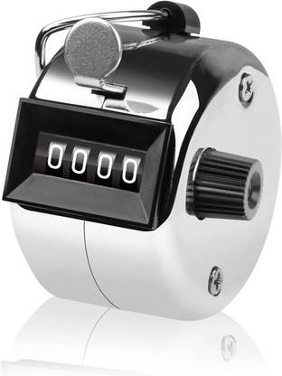 Adoere 4 Digit Hand Tally Counter Handheld Manual Counting Golf Clicker TrainingCounter Analog Tally Counter