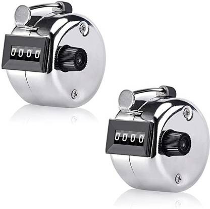 PRIMEFAIR Hand Tally Counters Lap Counter 4 Digit Mechanical Number Click Counter Analog Tally Counter