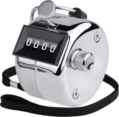 ML Enterprises 4 Digits Hand Held Tally Counter Numbers Clicker Analog Tally Counter Analog Tally Counter