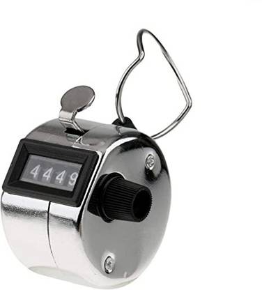 Nexshop Tally Counter 4 Digit Number Clicker Counter Hand Mechanical Clickers Pitch Digital Tally Counter