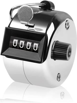 Definite 0-9999 Metal Hand Tally Counters Clicker Pitch Counter for Jaap, Coaching, Lap Analog Tally Counter