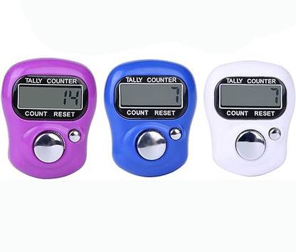 Natation 3 Pcs Manual Hand Finger Counting Machine Digital Head Electronic Tally Counter Digital Tally Counter